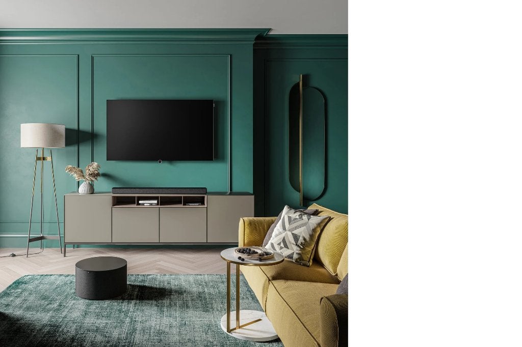 Loewe Klang bar5 mr & sub5: 3D-audio met Dolby Atmos, Ophalen, Bluetooth, Zo goed als nieuw