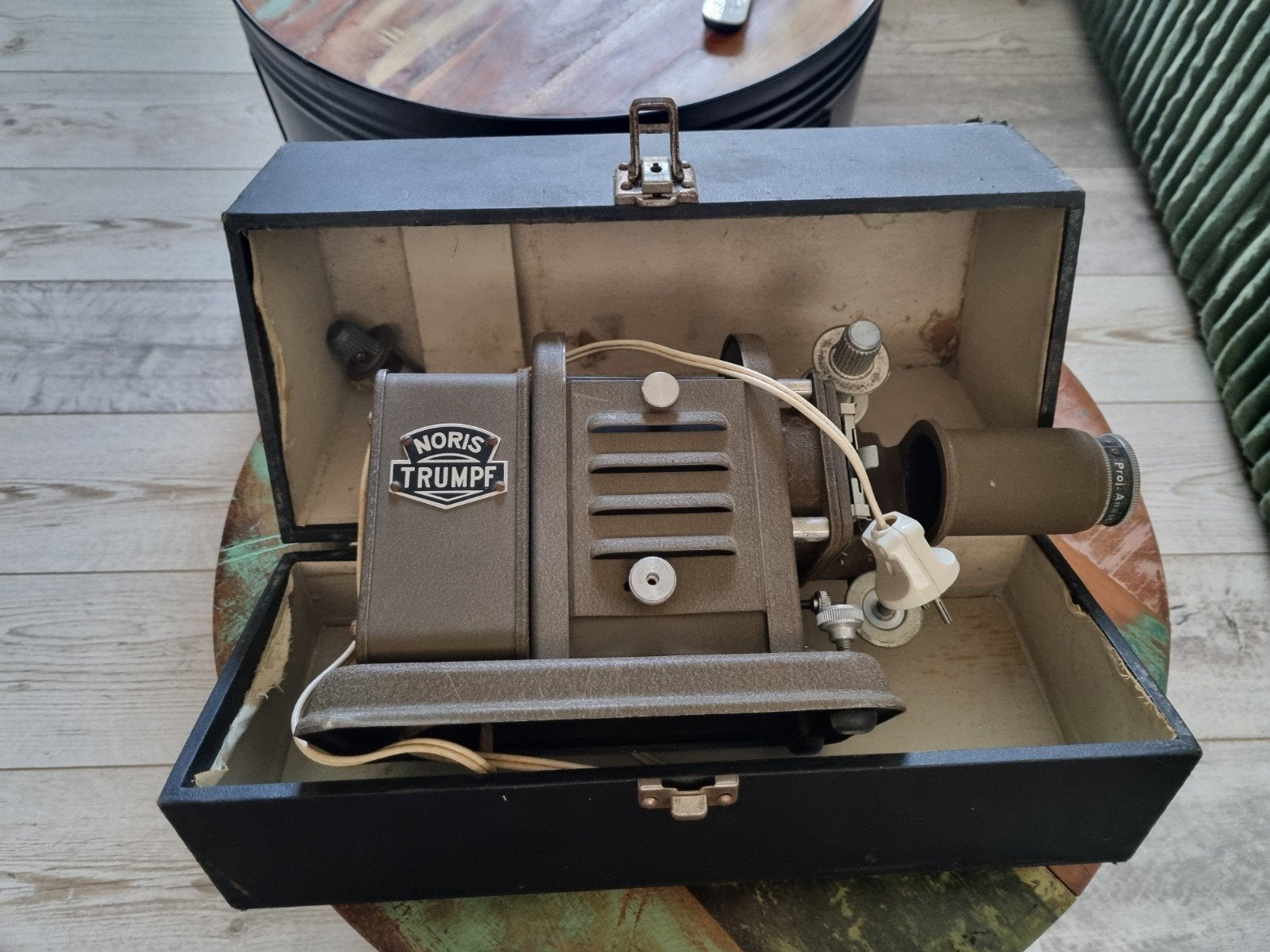 Vintage Noris Trumpf Filmprojector met Koffer, Ophalen, Gebruikt