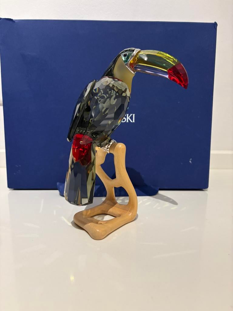 Swarovski toekan, Ophalen of Verzenden, Zo goed als nieuw, Figuurtje