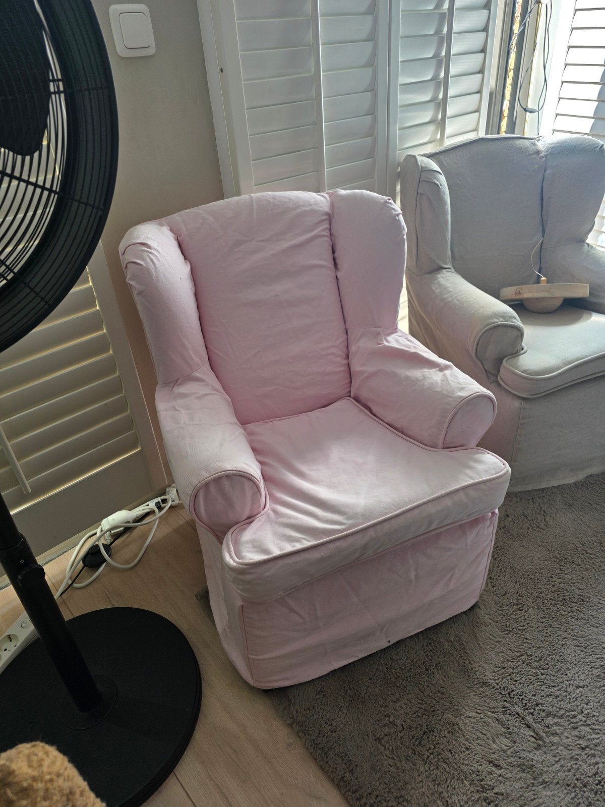 Riviera Maison Kinderstoel Roze - "This is my chair", Kinderen en Baby's, Ophalen, Gebruikt, Stoel(en)