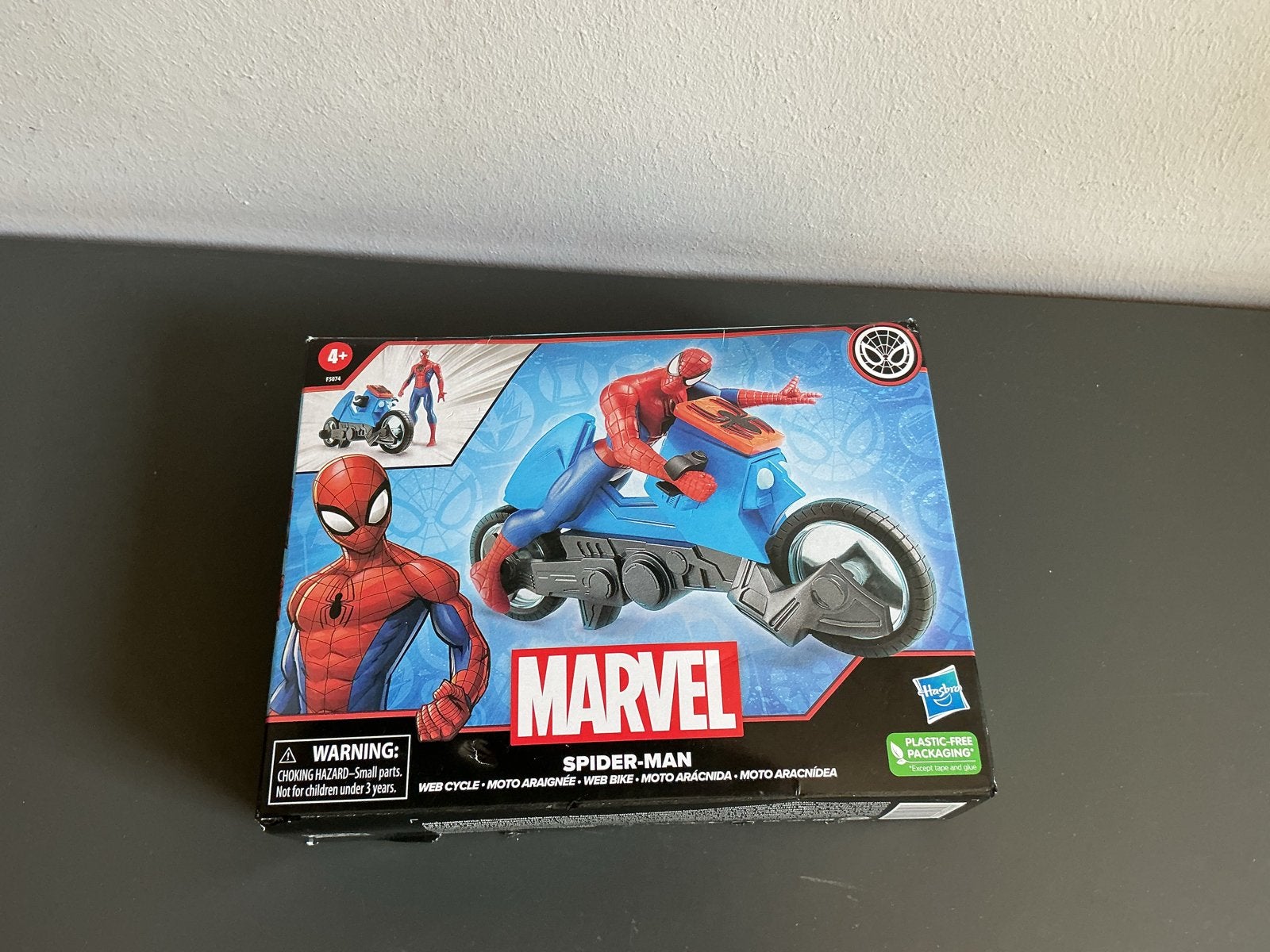 Marvel Spider-Man Web Cycle met actiefiguur, Ophalen of Verzenden, Nieuw