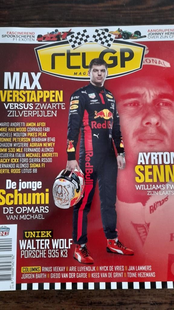 RTL GP Magazine: Max Verstappen, Ayrton Senna, Schumi, Ophalen of Verzenden, Gelezen, Overige typen