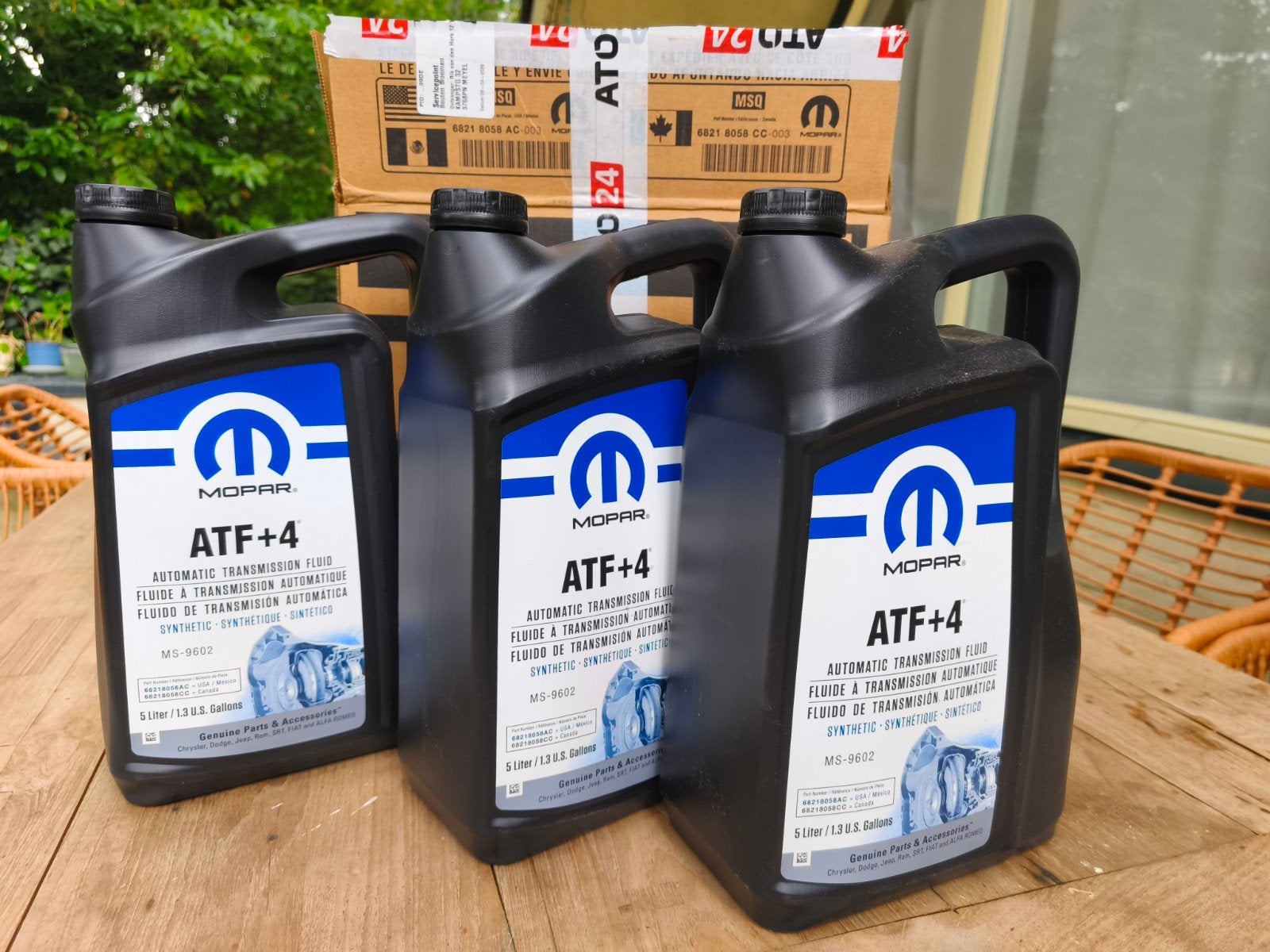 MOPAR ATF+4 Automatische Transmissie Olie, 3x5L, Auto-onderdelen, Ophalen of Verzenden, Nieuw, Jeep