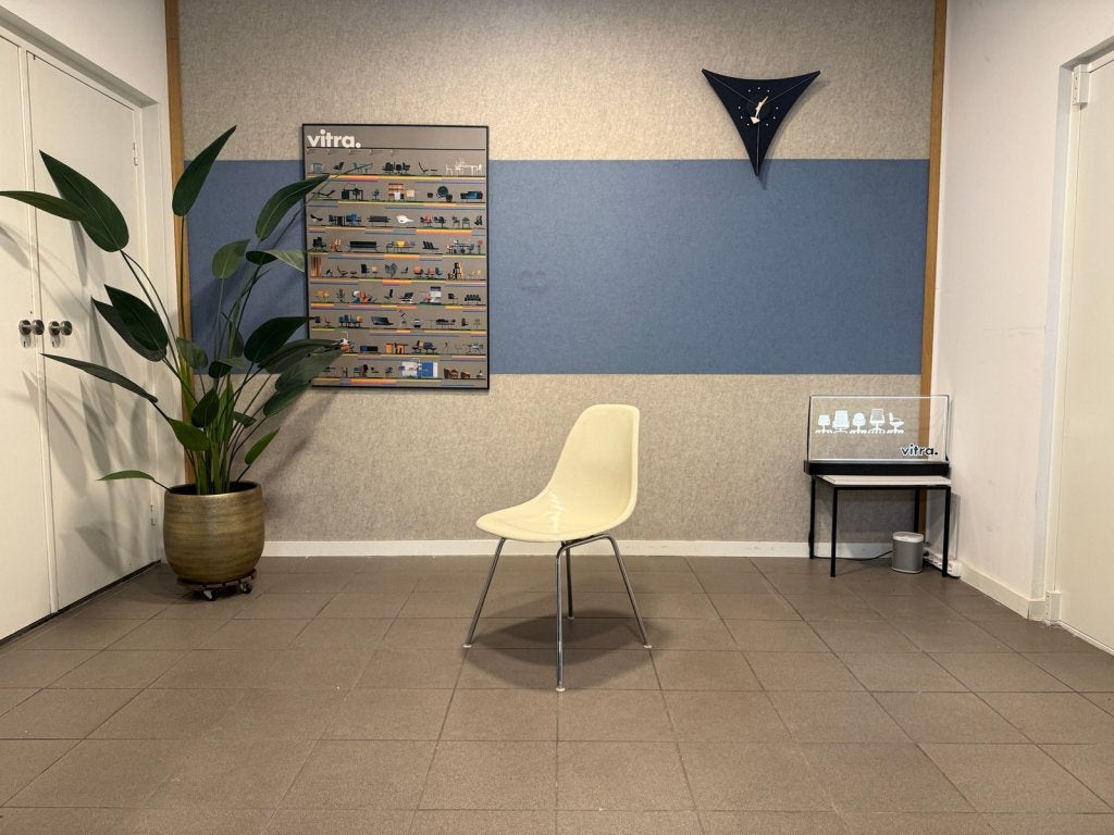Vitra | Eames | DSX | Parchment en chrome | 2x