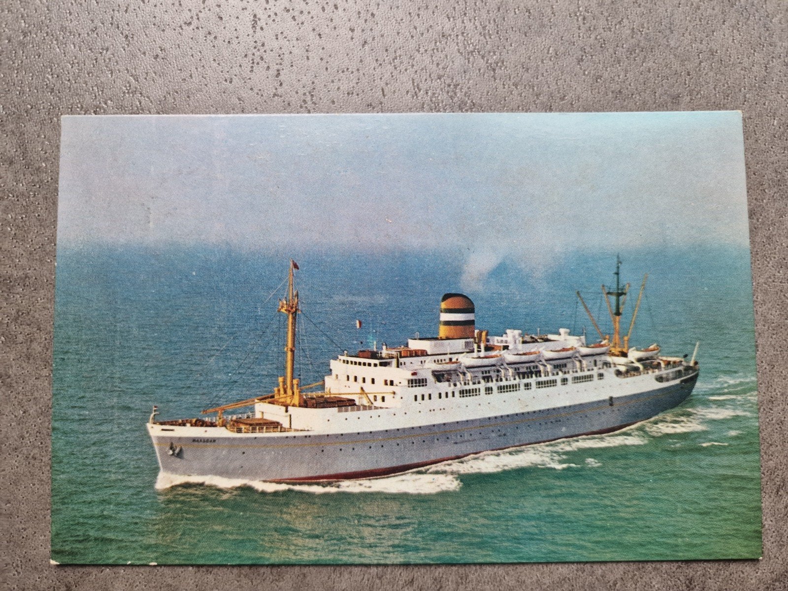 Oude ansichtkaart S.S. Maasdam Holland-America Lijn, Ophalen of Verzenden, 1960 tot 1980, Gelopen, Ambachten of Beroep