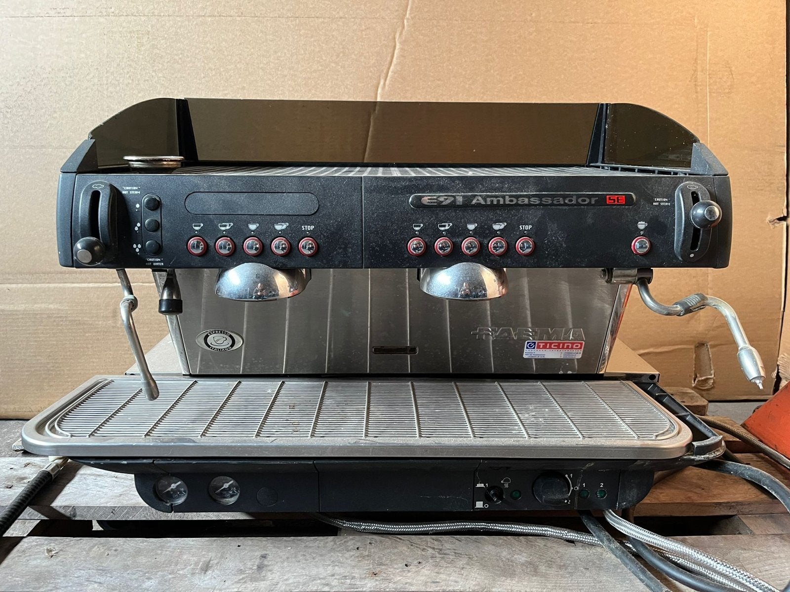 Faema E91 Ambassador Espresso Apparaat - Professioneel, Ophalen, Gebruikt