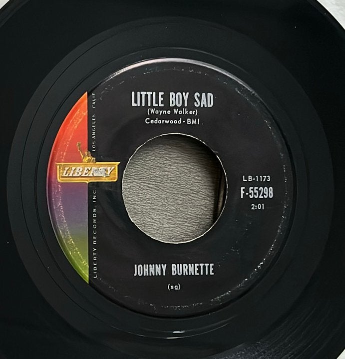Johnny Burnette - Little Boy Sad 7” US 1961, Cd's en Dvd's, Vinyl Singles, Ophalen of Verzenden, Gebruikt, Pop