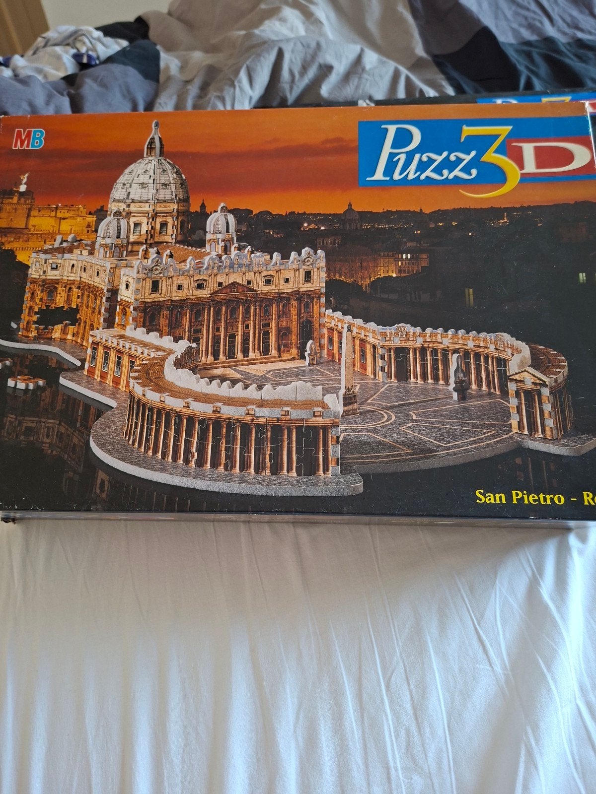 MB Puzz 3D Sint-Pietersbasiliek Rome 966 stukjes, Ophalen, 500 t/m 1500 stukjes, Gebruikt, Rubik's of 3D-puzzel