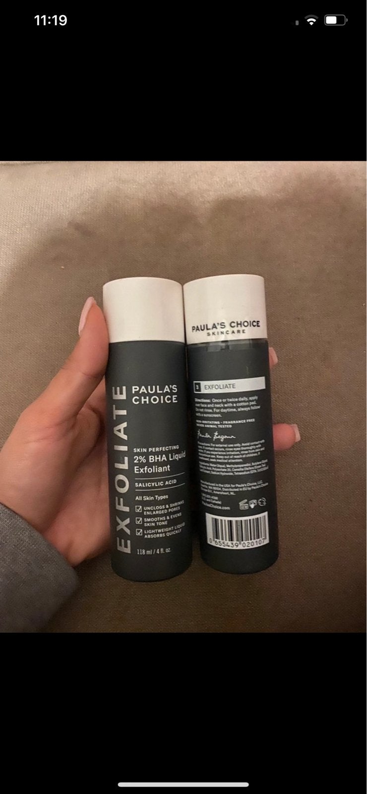 Paula's Choice Exfoliant 2% BHA Salicylzuur 30/118/236ml, Ophalen of Verzenden, Nieuw, Gehele gezicht, Verzorging