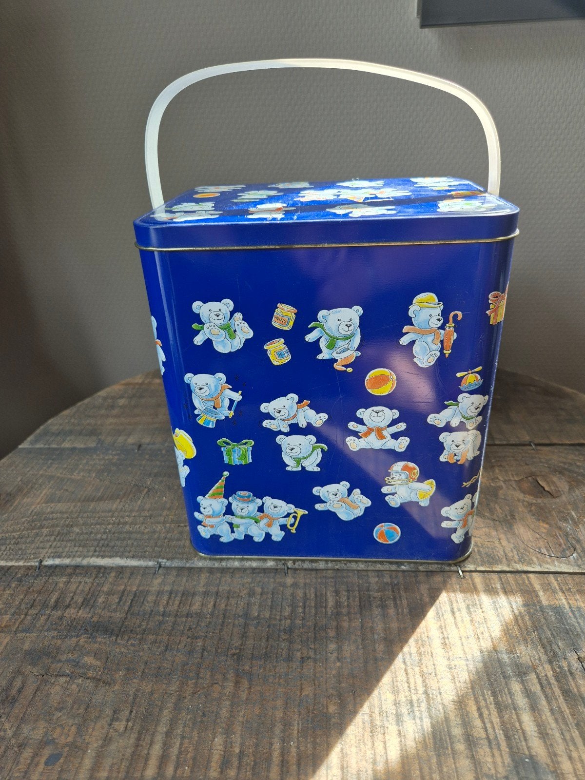 blauw beren blik, Ophalen of Verzenden, Gebruikt, Overige