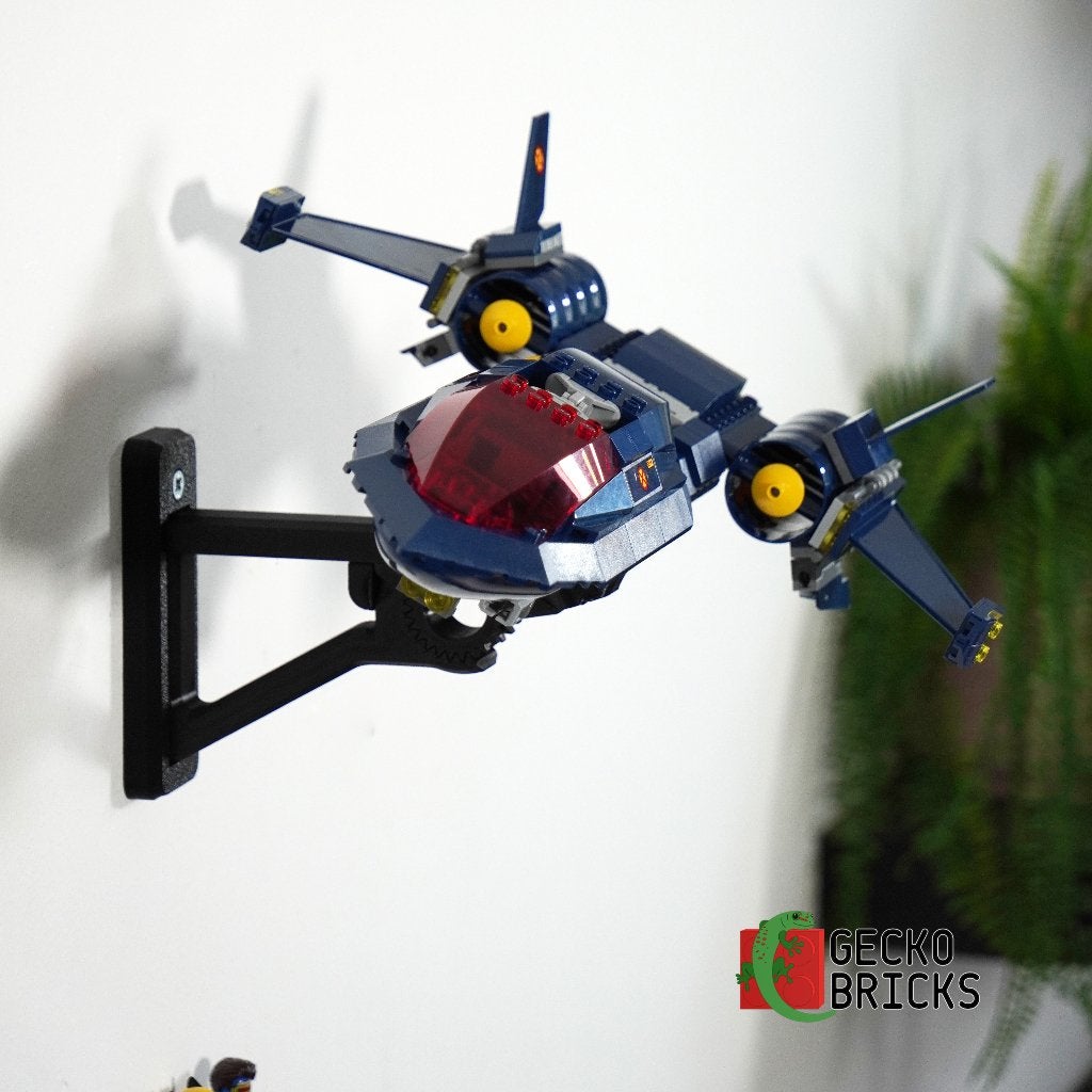 Wandbeugel geschikt voor LEGO X-Men X-Jet 78281, Wandhanger, Zwart, Nieuw, Ophalen of Verzenden