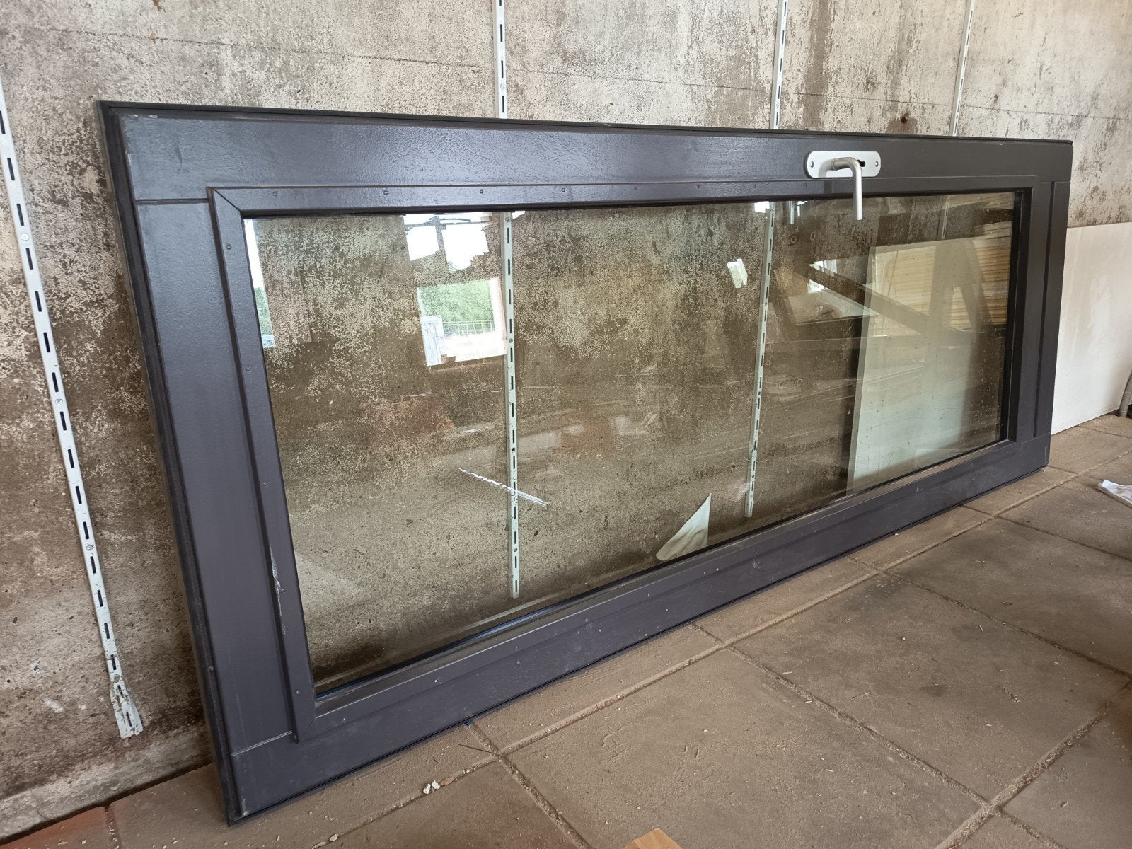 Zo goed als nieuwe buitendeur met dubbel glas, Ophalen, 80 tot 100 cm, 215 cm of meer, Hout