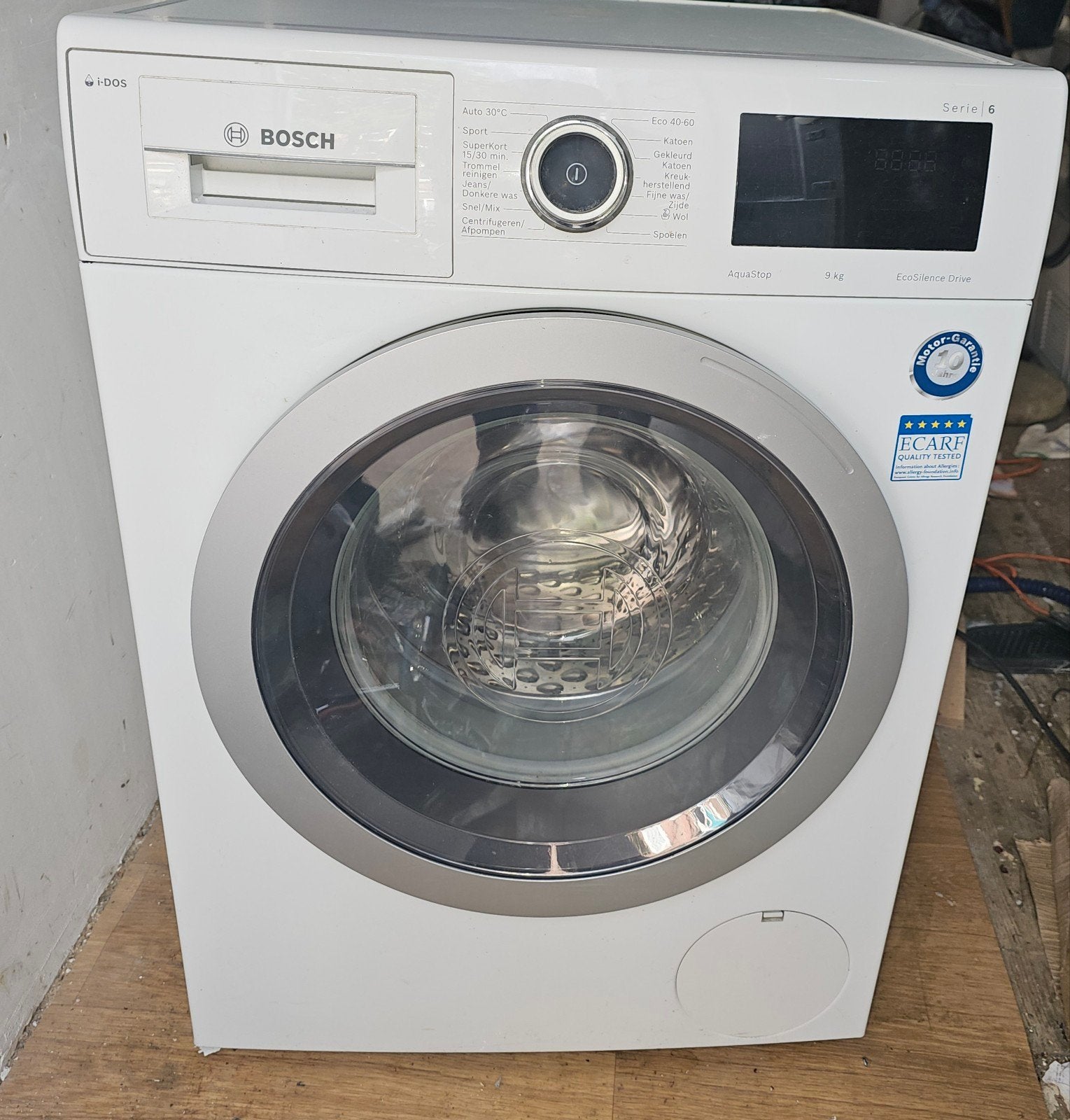 Wasmachine Bosch 9 Kg, Minder dan 85 cm, Ophalen of Verzenden, Zo goed als nieuw, 1200 tot 1600 toeren