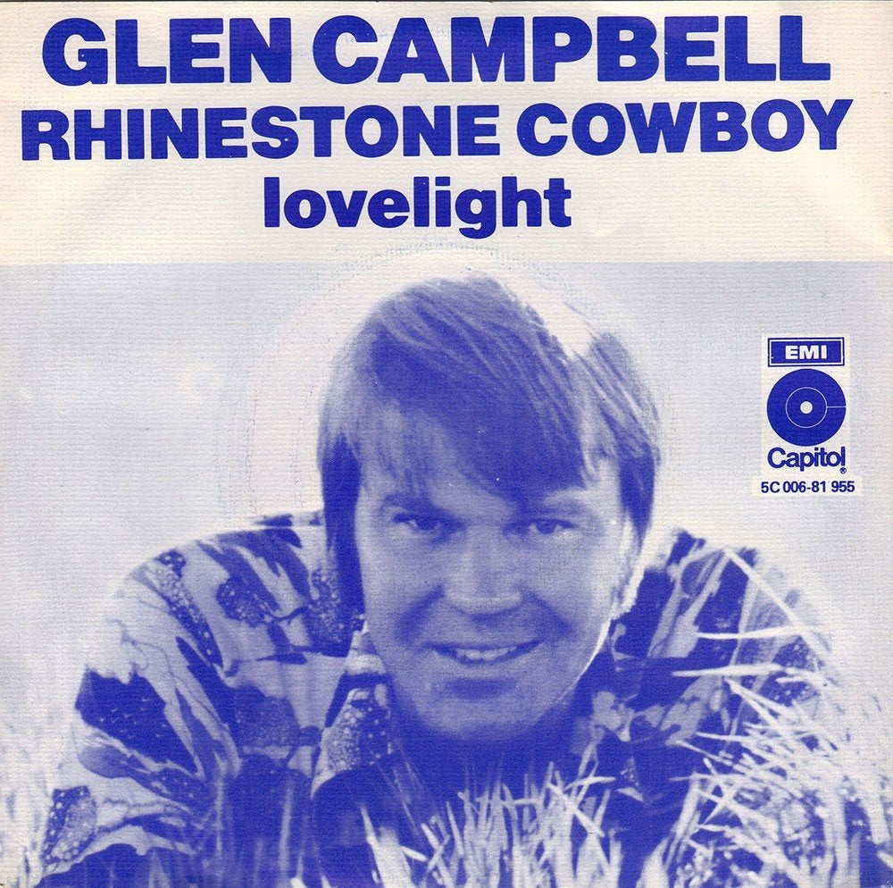 Glen Campbell - Rhinestone Cowboy, Cd's en Dvd's, Verzenden, 7 inch, Single, Zo goed als nieuw