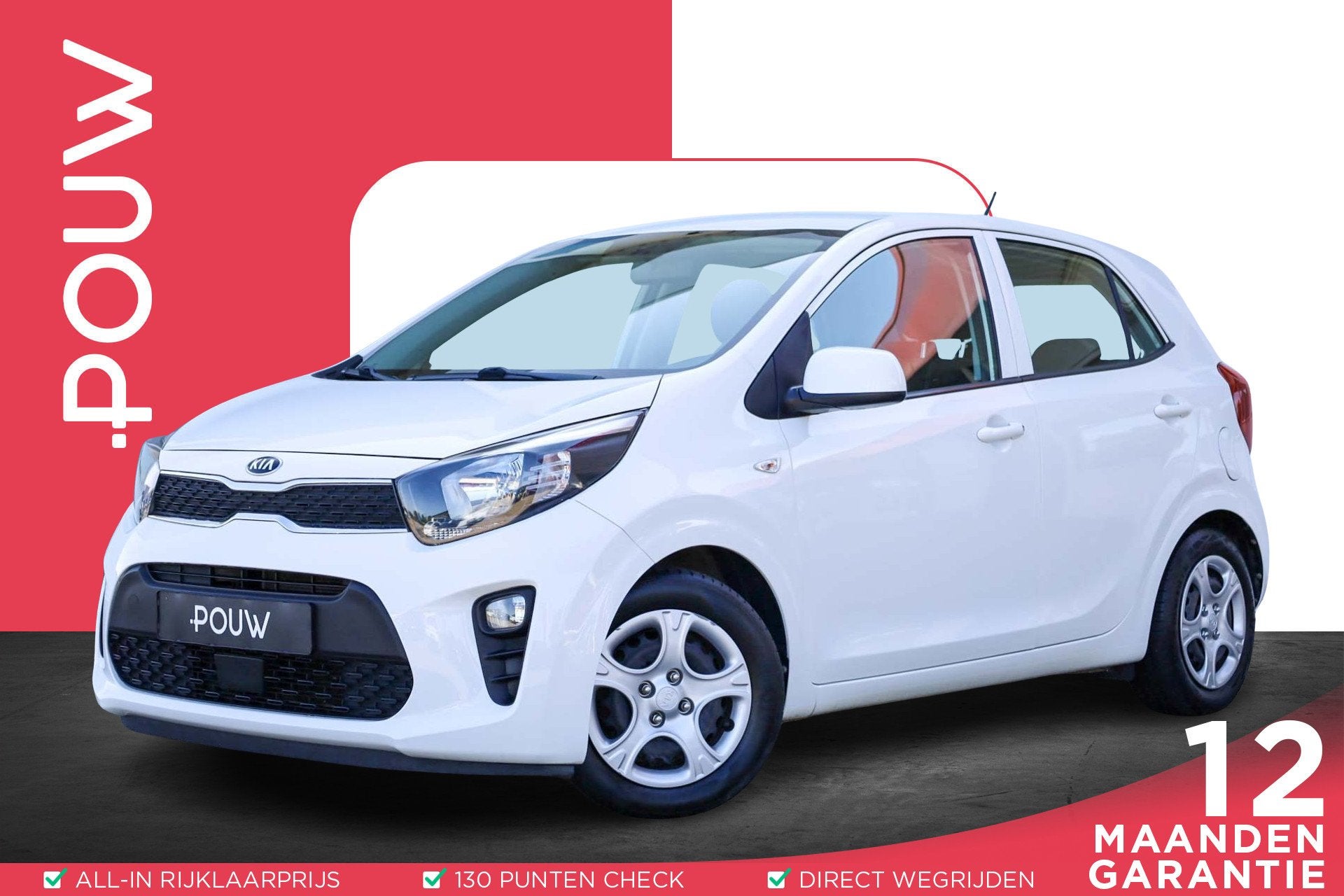 Kia Picanto 1.0 DPi 67pk ComfortLine 5p | Cruise Control | B, Auto's, Voorwielaandrijving, 12 maanden, Stof, Gebruikt