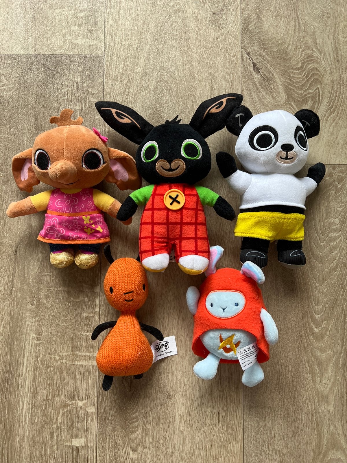 Bing en vriendjes knuffels - set van 5, Kinderen en Baby's, Speelgoed | Knuffels en Pluche, Ophalen, Overige merken, Overige karakters