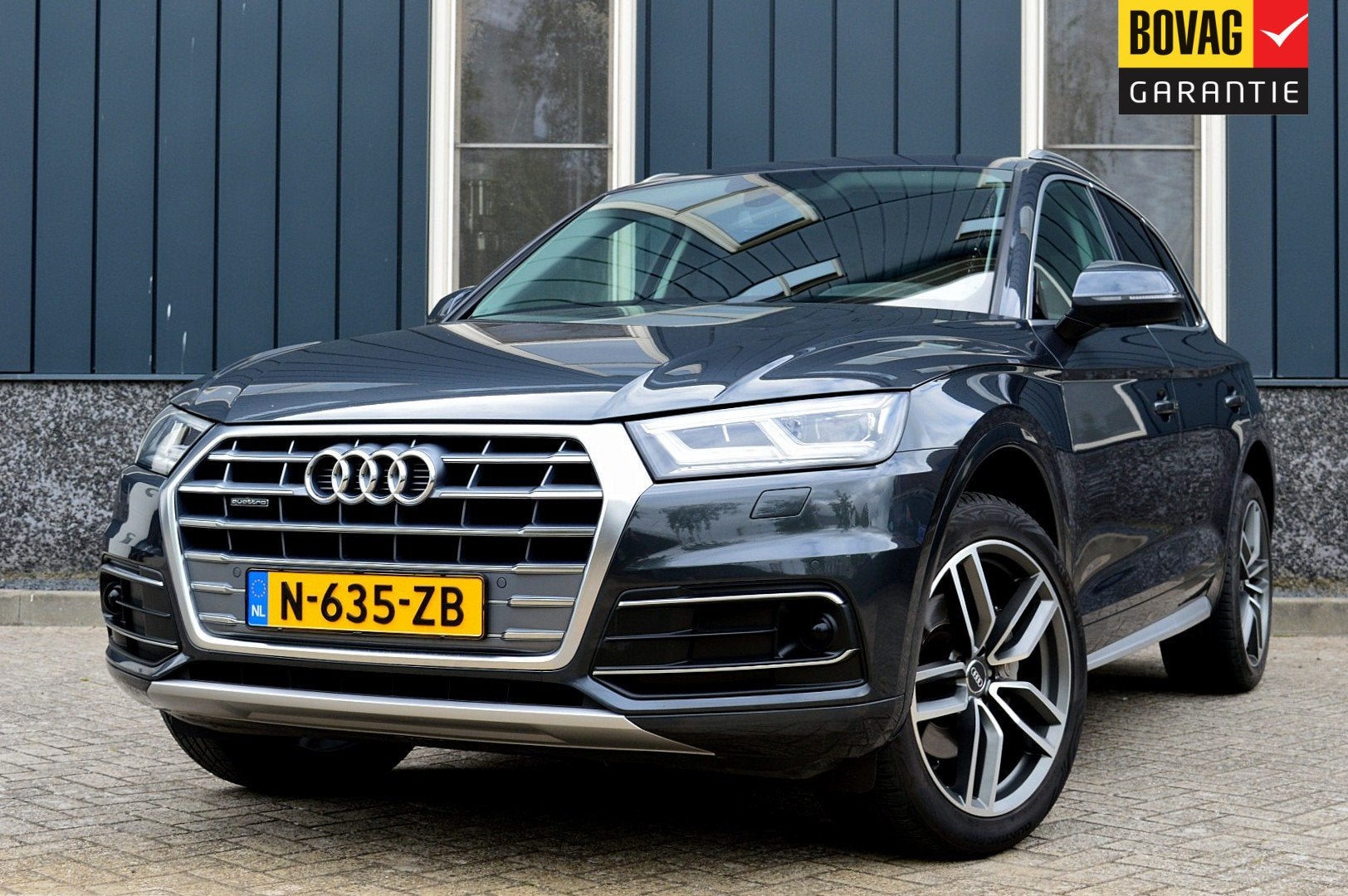 Audi Q5 45 TFSI quattro Pro Line Rijklaarprijs-Garantie Navi, Automaat, Stof, Gebruikt, Euro 6