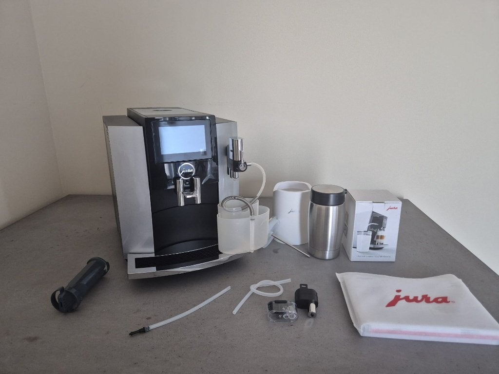 Jura S8 Moonlight Silver - 5943 zetten, Ophalen, Afneembaar waterreservoir, 10 kopjes of meer, Koffiemachine
