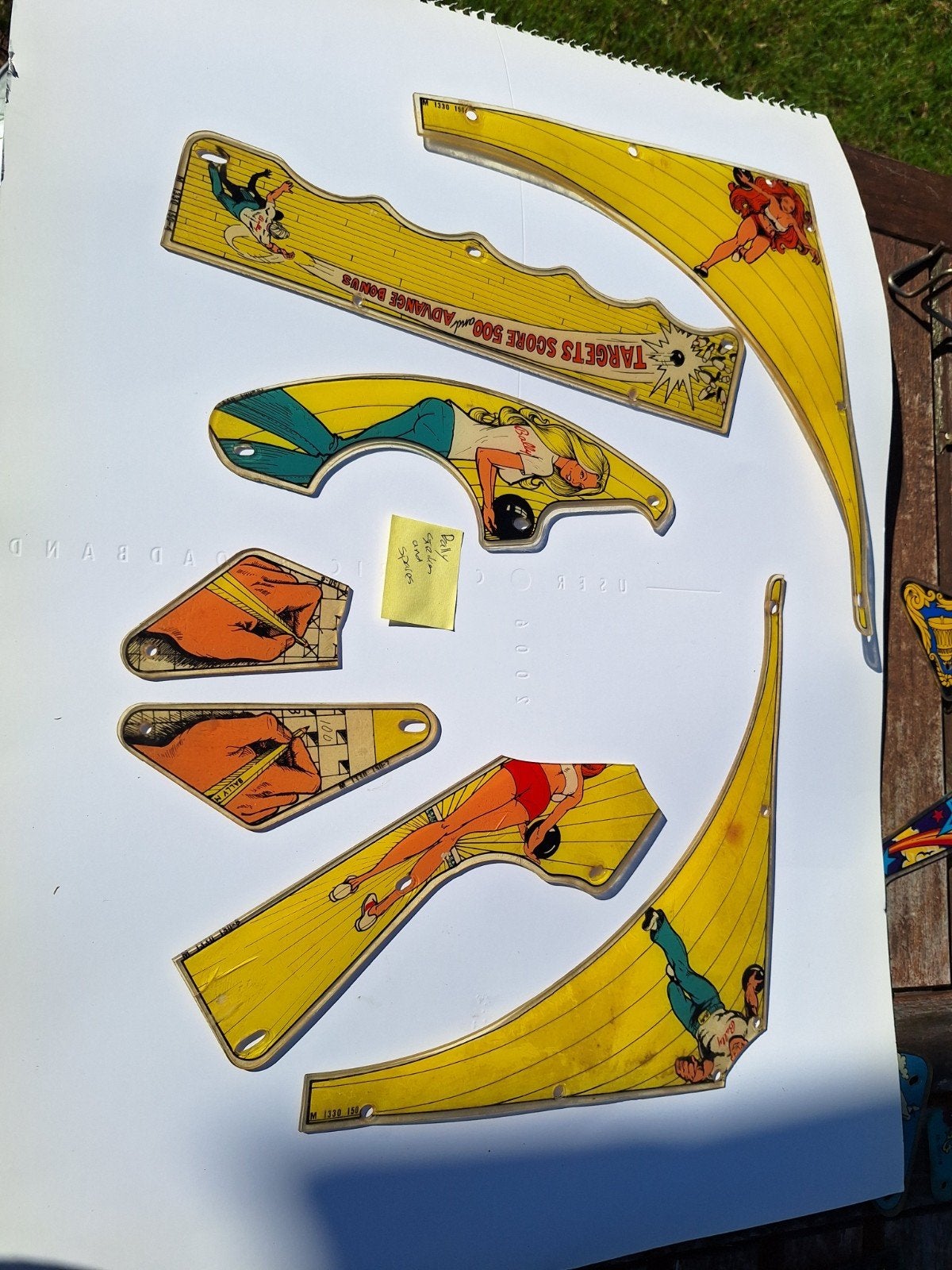 bally strikes and spares plastics, Ophalen of Verzenden, Gebruikt, Onderdeel of Defecte kast