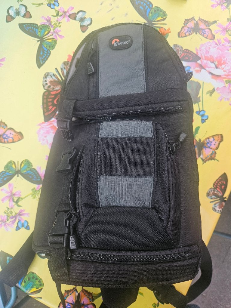 Fotocamera tas (Lowepro), Audio, Tv en Foto, Fotografie | Fototassen, Ophalen, Voorvak, Rugtas, Zwart