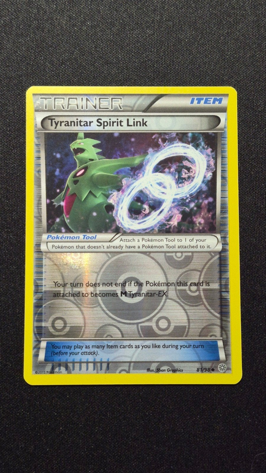 Tyranitar Spirit Link 81/98 – XY Ancient Origins (2015), Verzenden