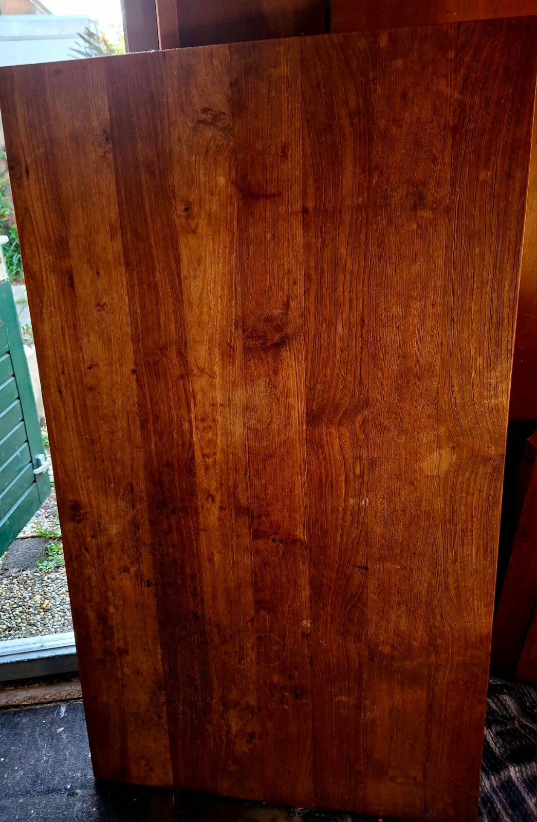 Teakhouten eettafel, Ophalen, Gebruikt