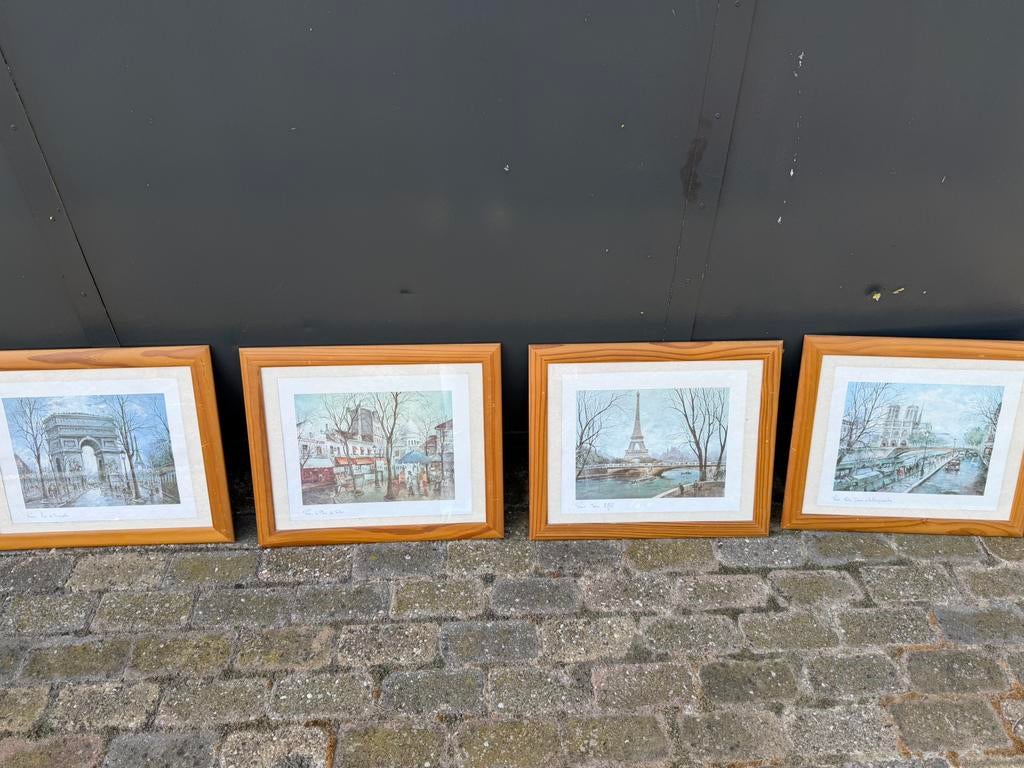 4 lijsten Frankrijk/Parijs, Ophalen, Minder dan 50 cm, 50 tot 75 cm, Zo goed als nieuw