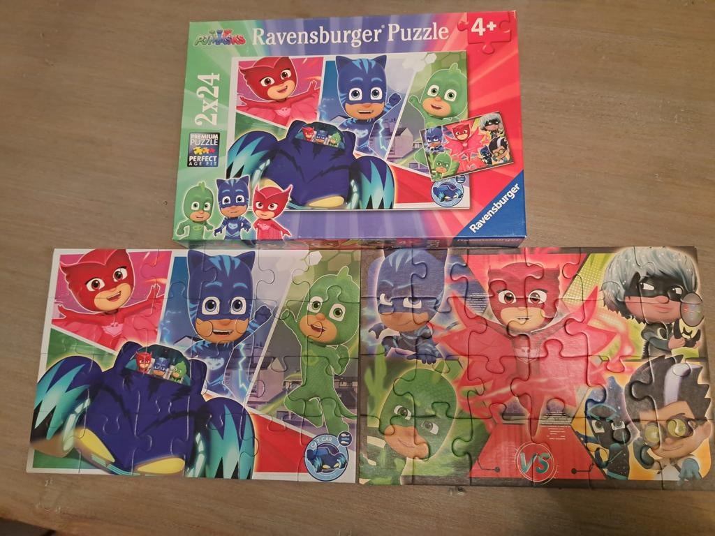 Ravensburger PJ Masks puzzel 2x24 stukjes, Kinderen en Baby's, Ophalen of Verzenden, 10 tot 50 stukjes
