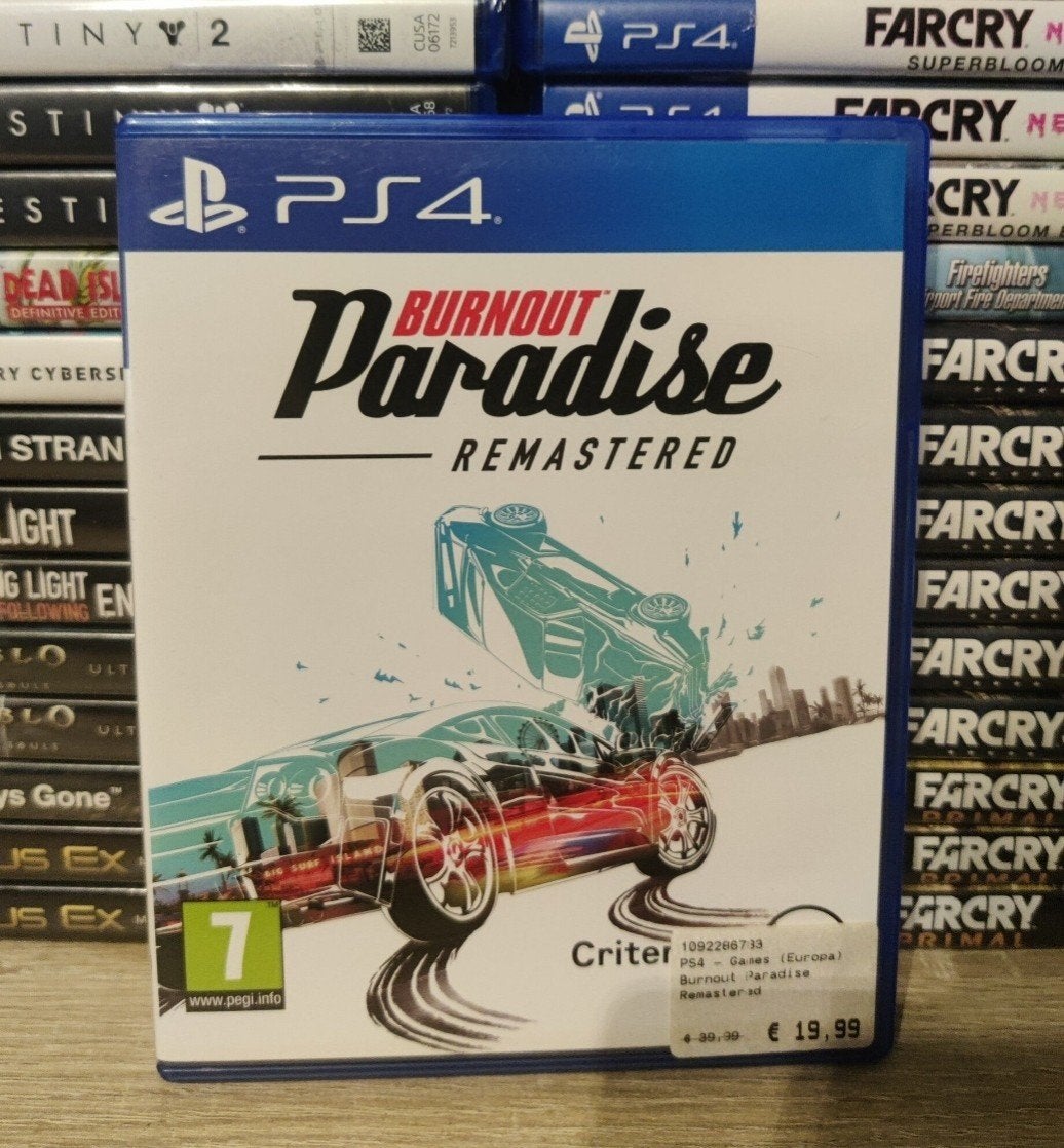 Burnout paradise remastered playstation 4, Spelcomputers en Games, Games | Sony PlayStation 4, ., 1 speler, Ophalen of Verzenden