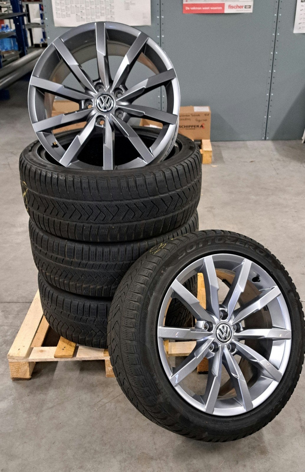VW Monterrey 18inch | 5x112 | ET44 | 8J | VW Passat, Ophalen, 18 inch, Banden en Velgen, Winterbanden