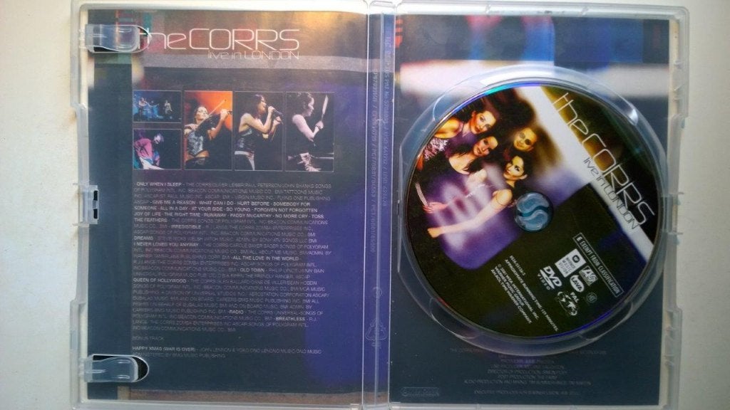 The Corrs - Live In London (DVD), Alle leeftijden, Ophalen of Verzenden, Zo goed als nieuw