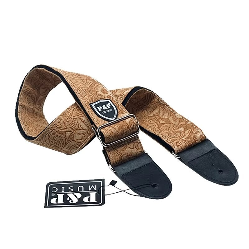 P&P retro faded (bass) gitaar 100% katoenen riem beige, Muziek en Instrumenten, Instrumenten | Toebehoren, Moku Custom Guitars