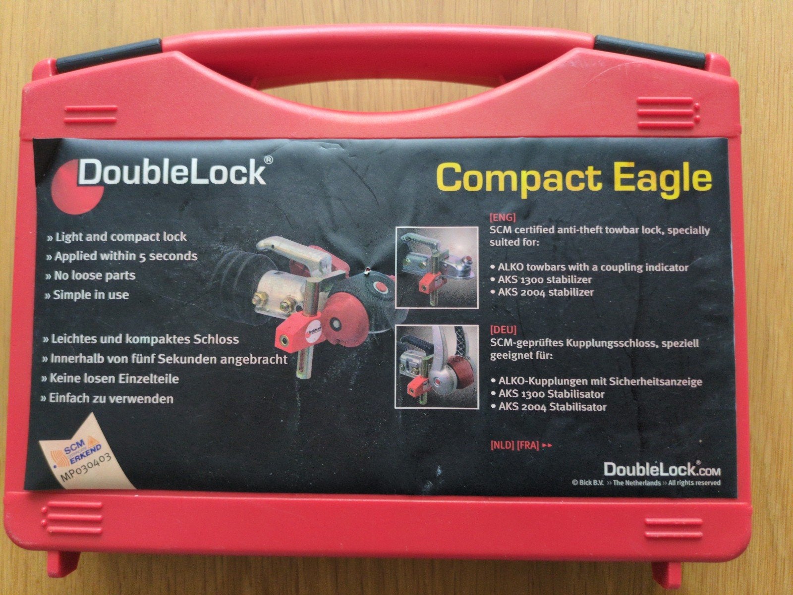 Double Lock Compact Eagle SCM gekeurd disselslot, Ophalen of Verzenden