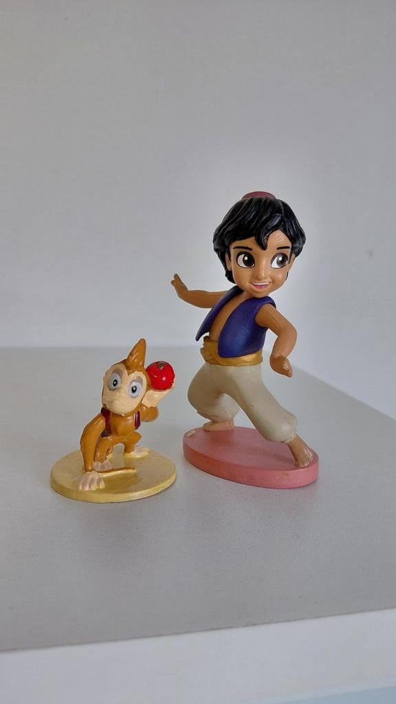 2 aladdin poppetjes Disney, Ophalen of Verzenden, Zo goed als nieuw