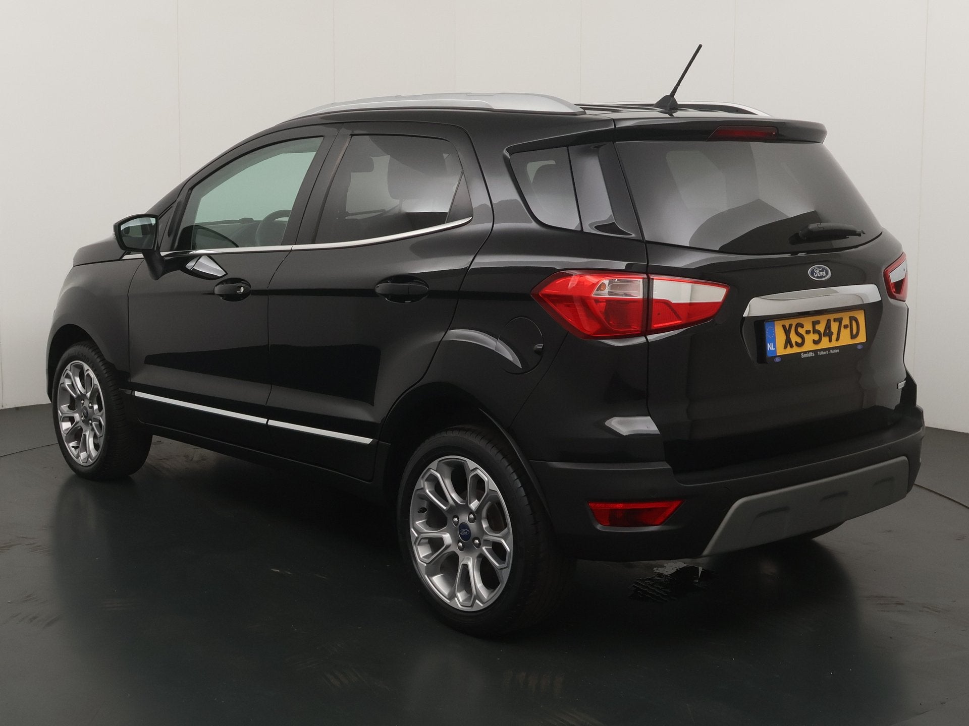 Ford EcoSport EcoBoost 125 pk Titanium AUTOMAAT | Winter Pac, Auto's, Gebruikt, Ecosport, Leder en Stof, Zwart
