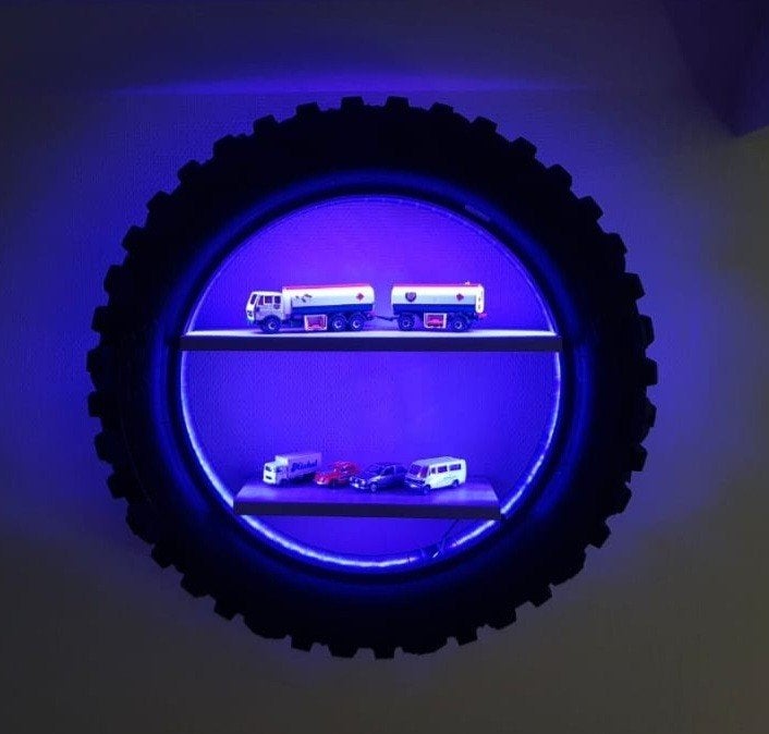 crossmotor band met verlichting, Huis en Inrichting, Ophalen of Verzenden, Zo goed als nieuw