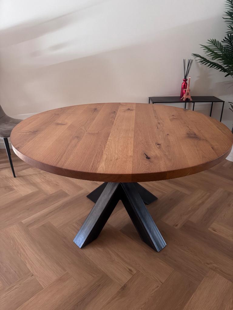 Eettafel, Ophalen, Zo goed als nieuw, Vijf personen of meer, 100 tot 150 cm