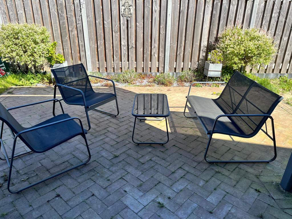Tuinset, Ophalen, Gebruikt