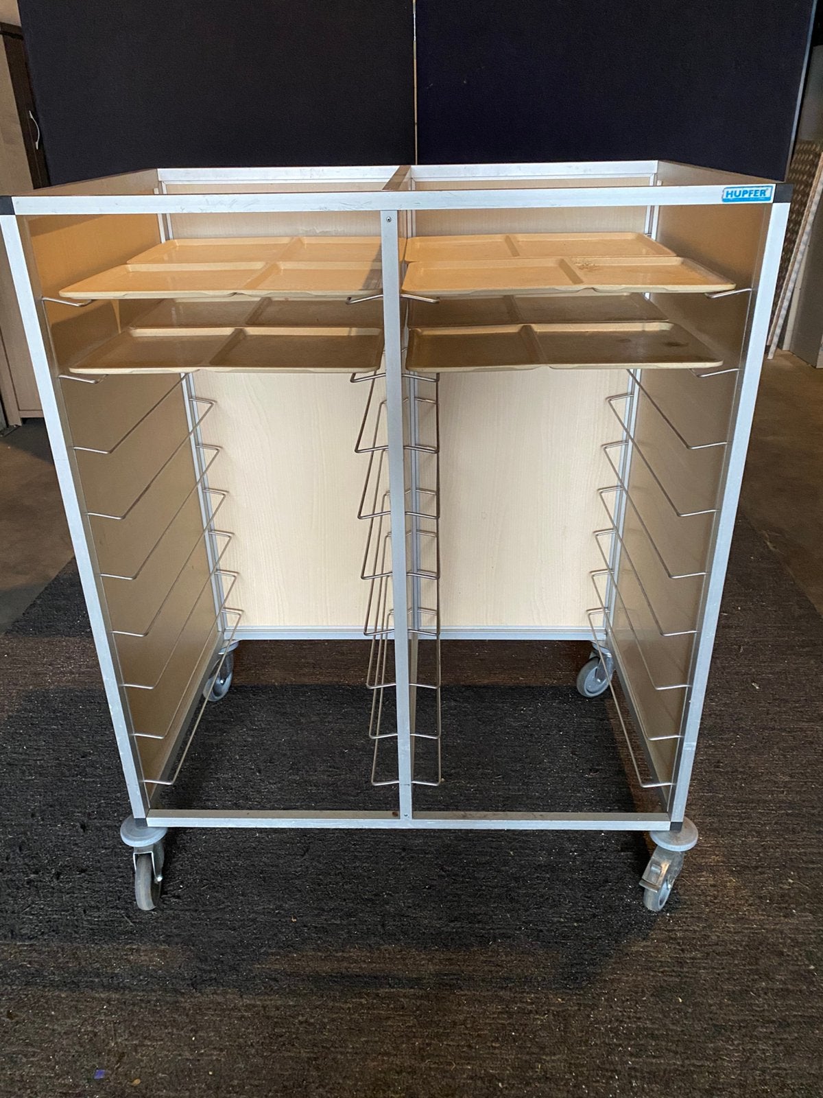 Professionele horeca dienbladenwagen afruimwagen regaalwagen, Huis en Inrichting, Ophalen, Gebruikt, Bordenrek, Meerkleurig