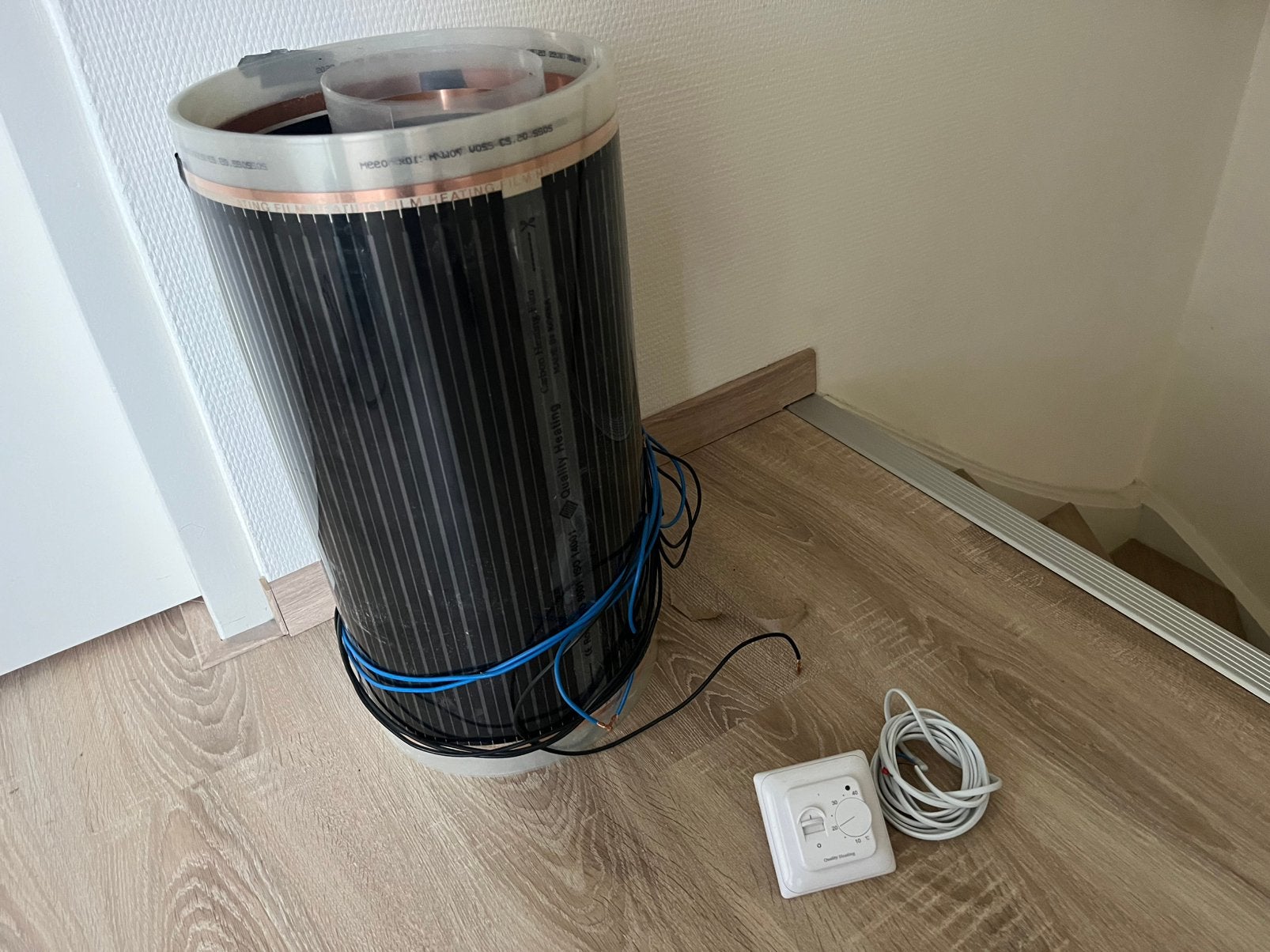 Electrische vloerverwarming, Gebruikt, Minder dan 30 cm, Overige typen, Minder dan 60 cm