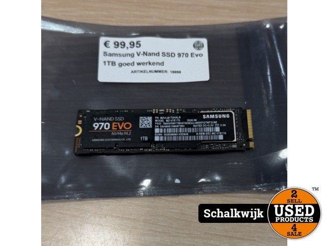 Samsung V-Nand SSD 970 Evo 1TB goed werkend, Computers en Software, Samsung, Zo goed als nieuw, Support@Samsung.com, 129, Samsung-ro, Yeongtong-gu
Suwon-si, Gyeonggi-do 16677
South Korea
