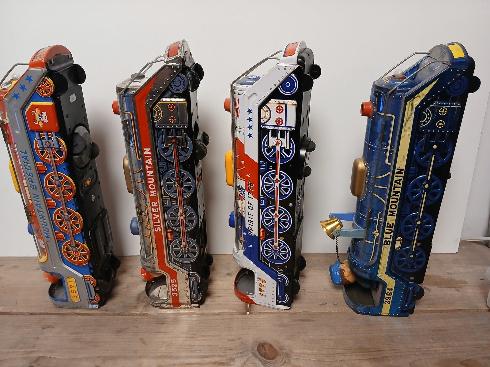 Lot modern toys blikken treinen verzamelobjecten, Ophalen of Verzenden