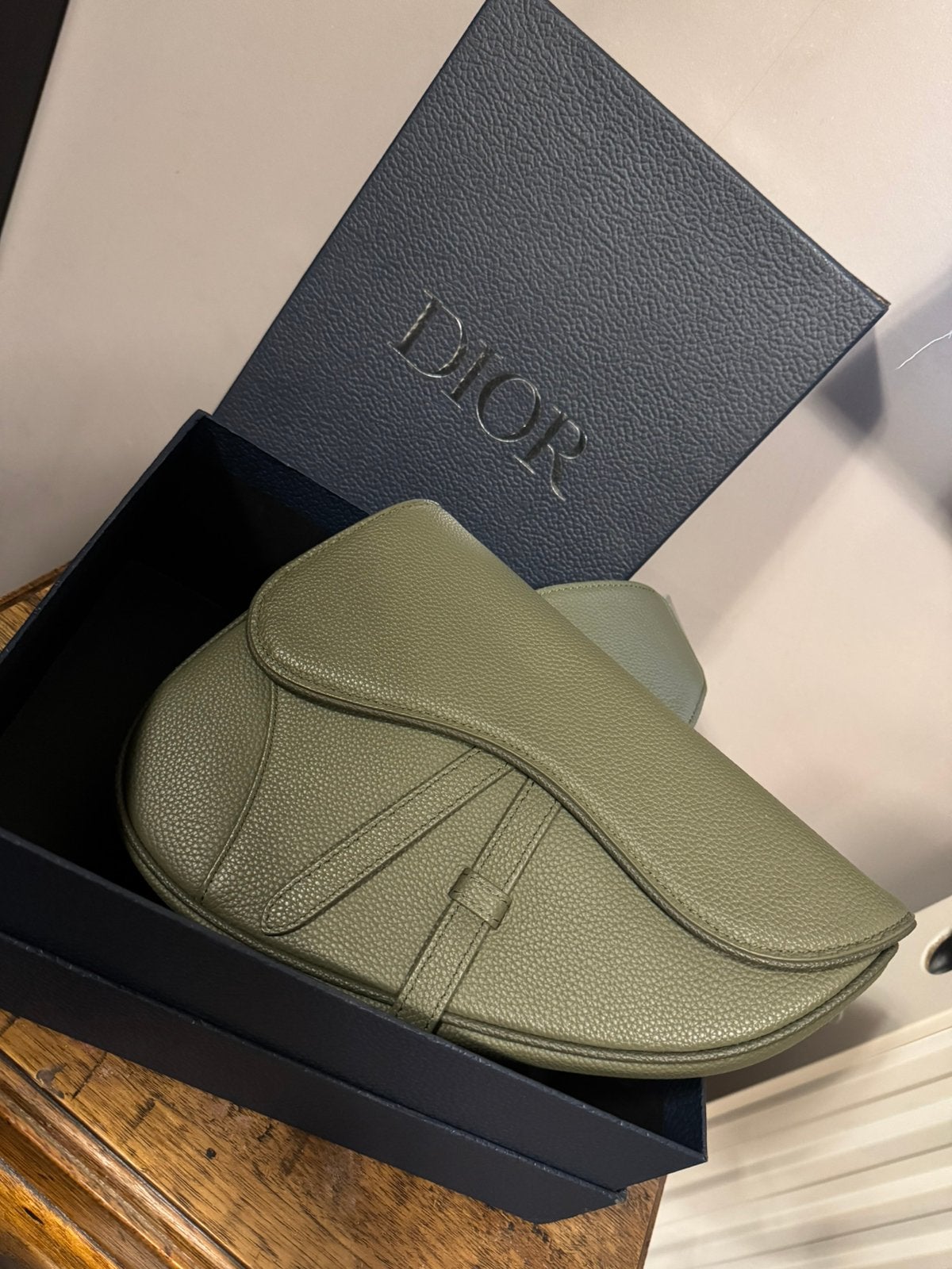 Dior Saddle Bag met doos en toebehoren., Ophalen of Verzenden, Zo goed als nieuw, Overige kleuren