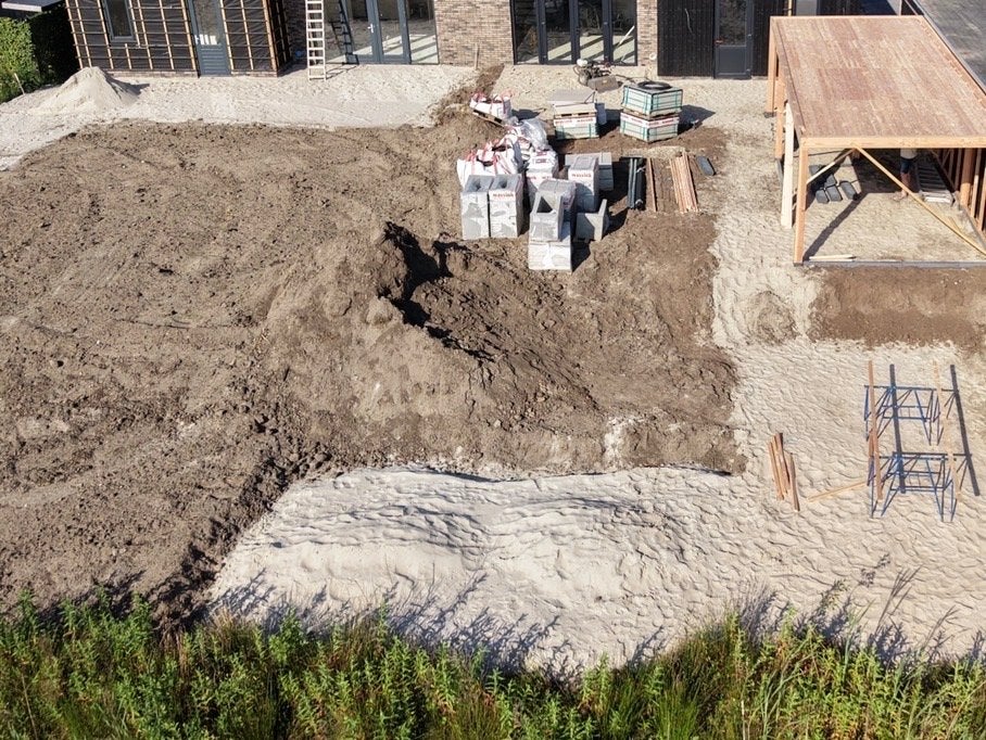 Grond voor tuin, Tuin en Terras, Zand, Ophalen, Gebruikt, Ophoogzand