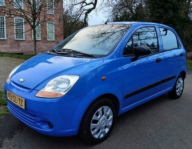 Matiz 0.8I 1op19 Airco ABS Stuurbekr Elektr Ramen Nieuwe Apk, Auto's, Dealer onderhouden, Stof, Euro 6, Blauw