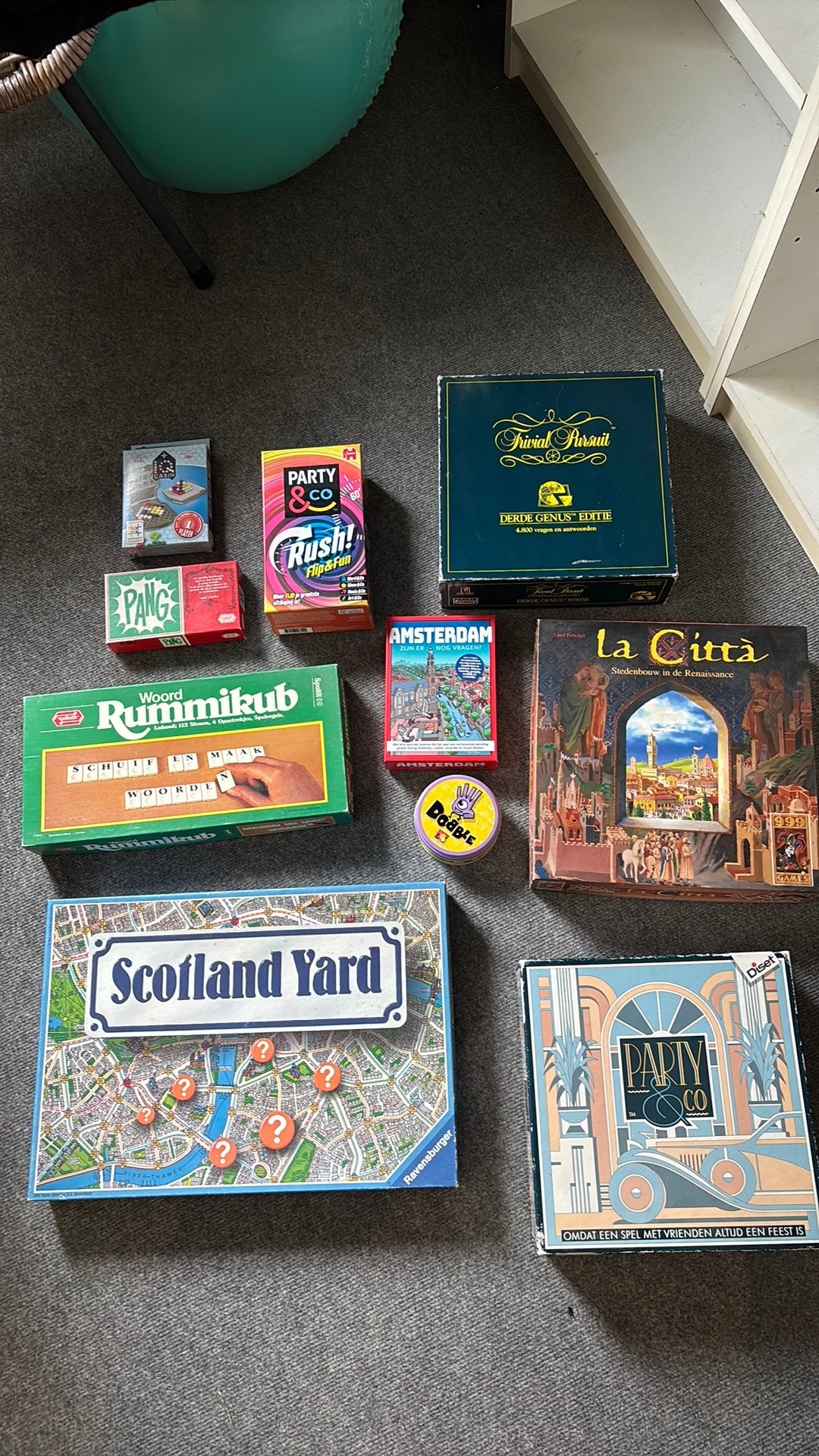 Zolderopruiming div spellen, Ophalen, Zo goed als nieuw