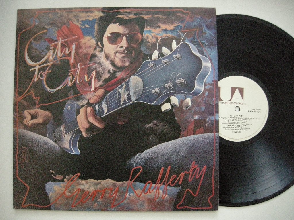 Gerry Rafferty City To City - LP vinyl zgan, Ophalen, Zo goed als nieuw, 12 inch, LP