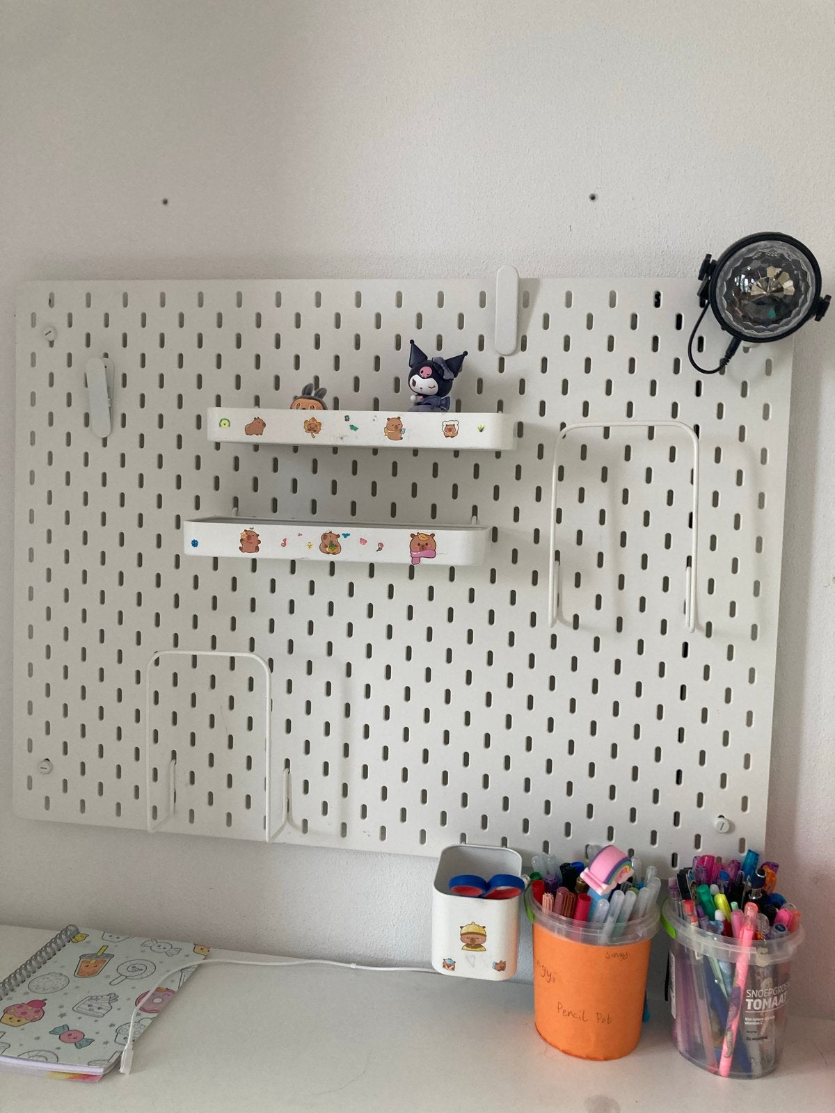 IKEA Skadis Pegboard met accessoires, Ophalen, Gebruikt