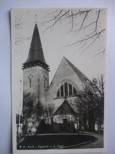 Q52 Egmond aan den Hoef - R.K. Kerk - 1958, Verzenden, 1940 tot 1960, Ongelopen, Noord-Holland