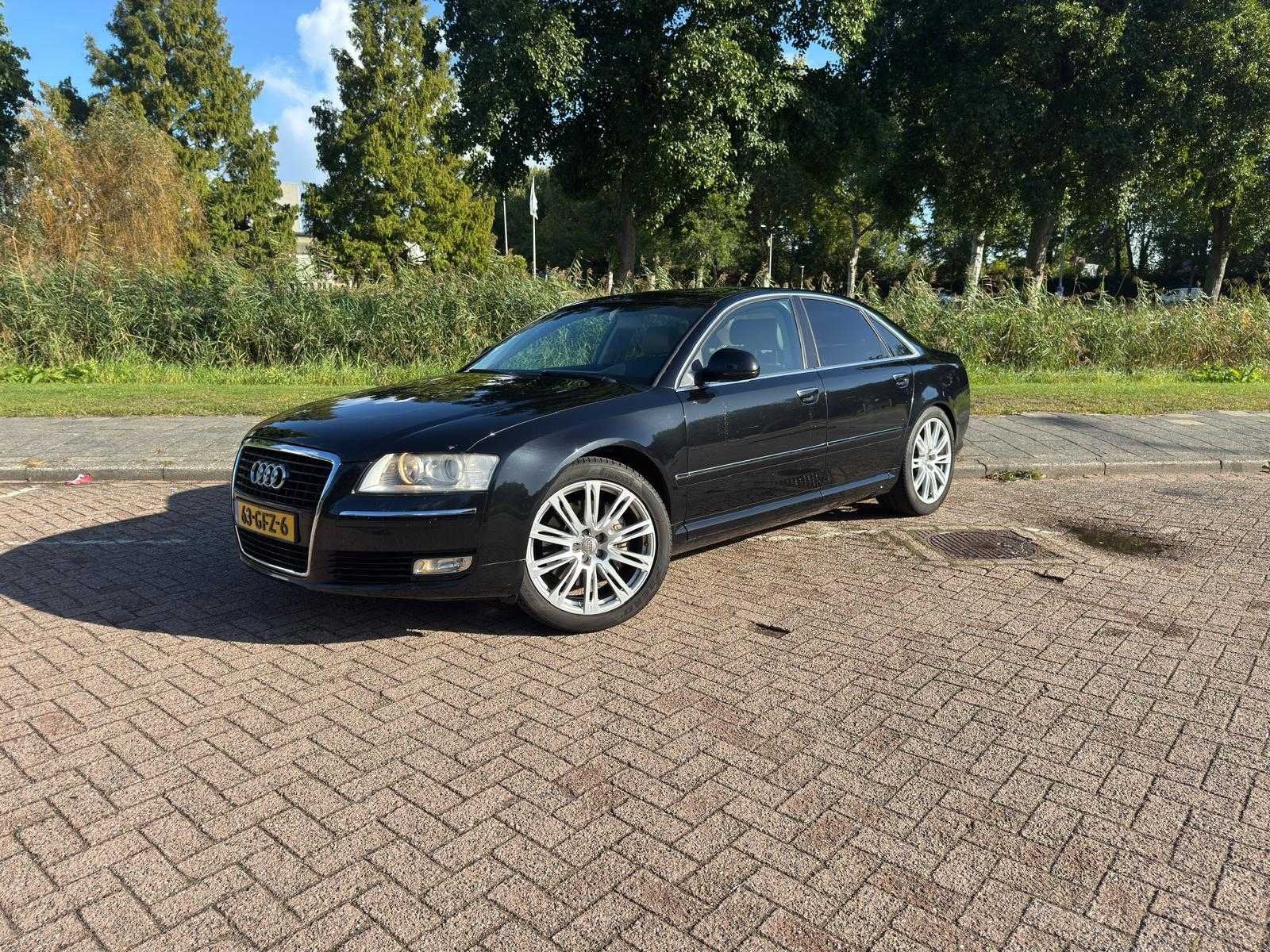 Audi A8 3.2 FSI Pro Line,* 63-GFZ-6, Auto's, Audi, Gebruikt, Zwart, Bedrijf, Sedan